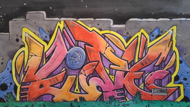 Graffiti Wall - Photo by Dyst0