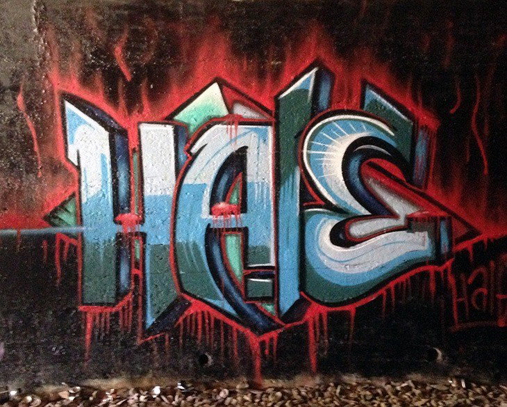 Graffiti Wall - Photo by Dzine15 (2015)