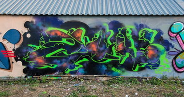 Graffiti Wall in Рф - Photo by Dzugerman - zukeng, gbs (2013)