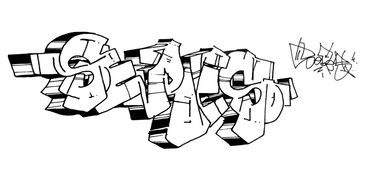 Graffiti Sketch - Photo by Dzugerman - Seres (2019)