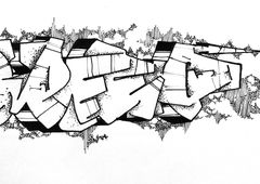 Graffiti Wall in SAMARA - Photo by Dzugerman - speed, sketch, zukan (2019)