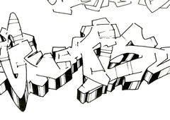 Graffiti Sketch - Photo by Dzugerman - gets, blackandwhite (2018)