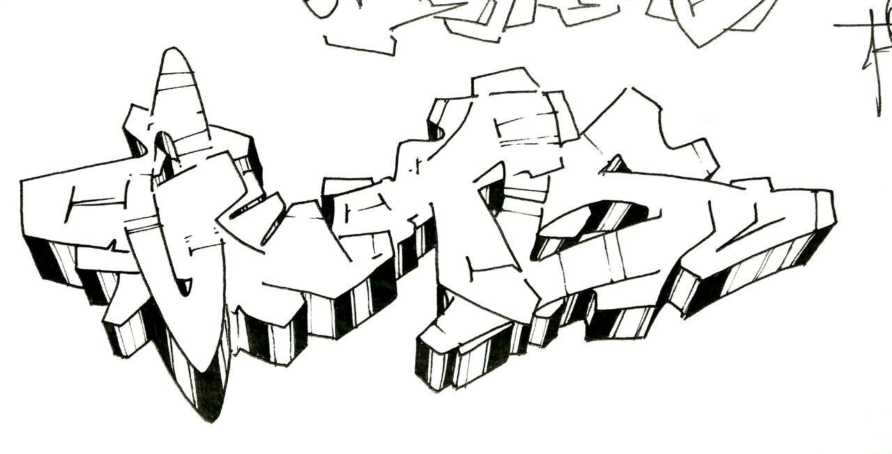 Graffiti Sketch - Photo by Dzugerman - gets, blackandwhite (2018)