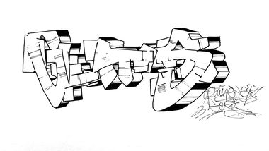 Graffiti Sketch - Photo by Dzugerman - gets, blackandwhite (2018)
