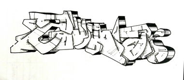 Graffiti Sketch - Photo by Dzugerman - Zuka (2019)