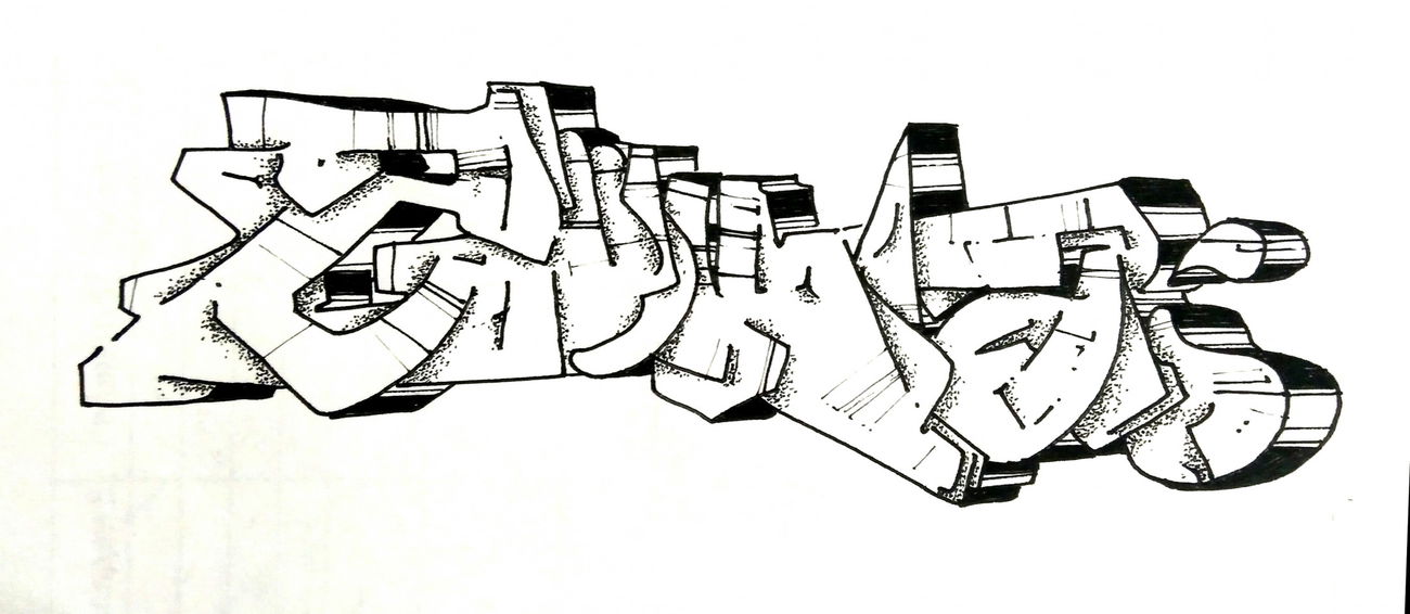 Graffiti Sketch - Photo by Dzugerman - Zuka (2019)