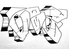 Graffiti Sketch - Photo by Dzugerman - gbs, zukeng (2018)