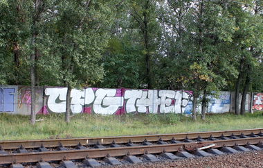 Graffiti Bombing in Kremenchuk - Photo by EBOSS - CPG, THEF, TAMEK (2011)