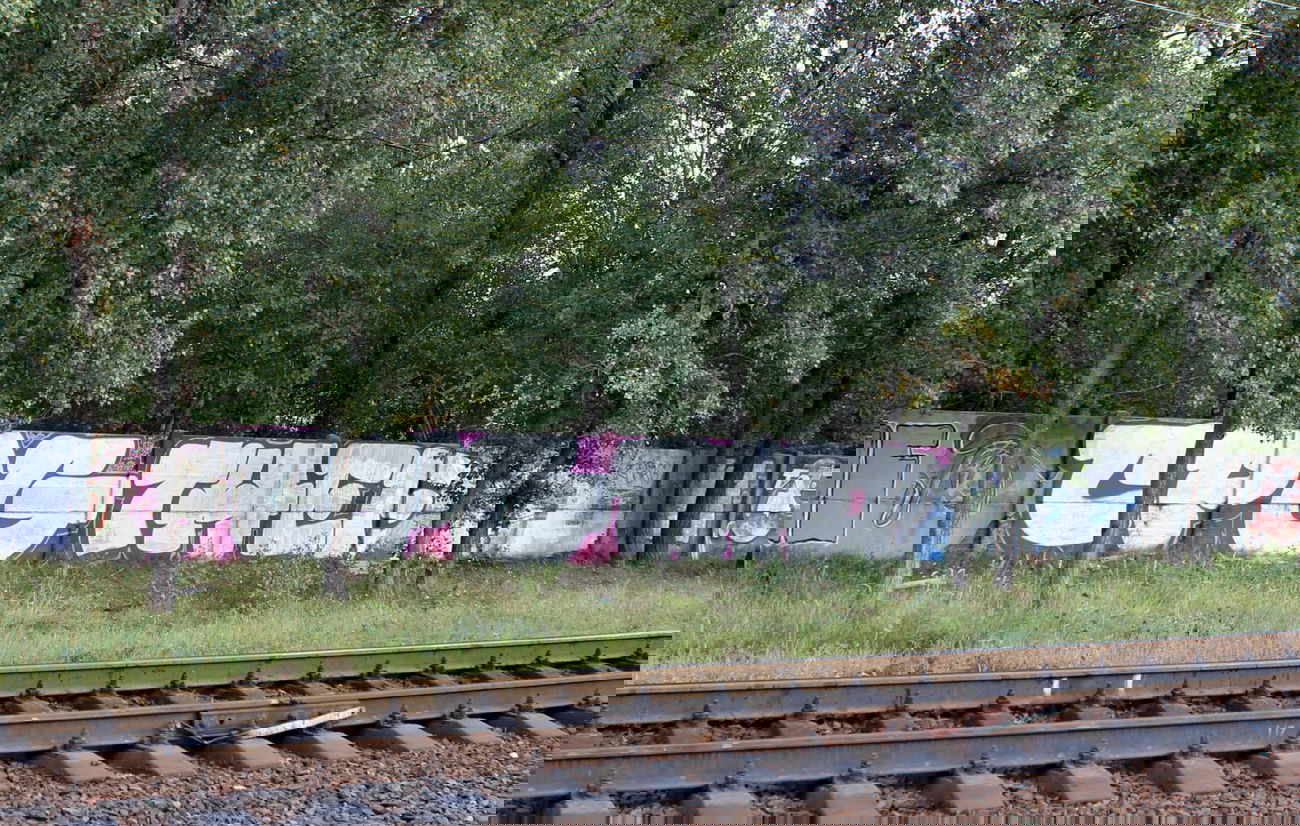 Graffiti Bombing in Kremenchuk - Photo by EBOSS - CPG, THEF, TAMEK (2011)