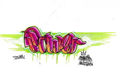 Graffiti Sketch - Photo by ECSEAK - speed, power