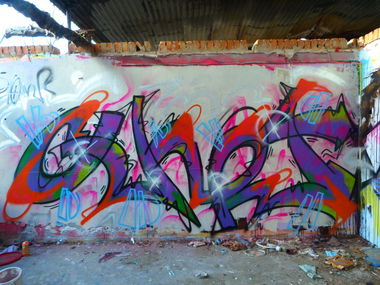 Graffiti Photo by EDOZ - Glow, Desden, ATD (2014)