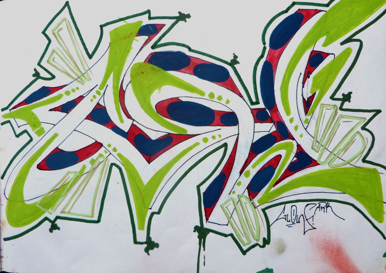 Graffiti Sketch - Photo by EDOZ