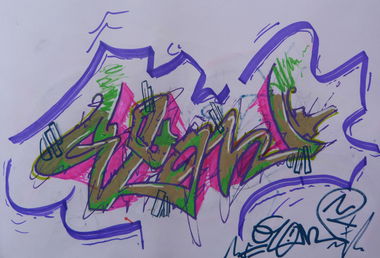 Graffiti Sketch - Photo by EDOZ