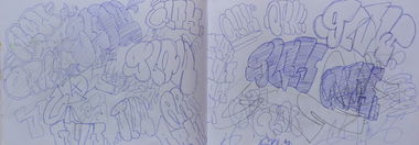 Graffiti Sketch - Photo by EDOZ