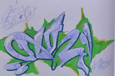 Graffiti Sketch - Photo by EDOZ