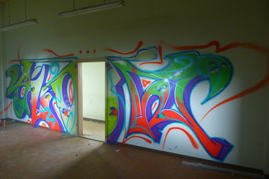 Graffiti Wall - Photo by EDOZ - GLOW, ARK, Dresden