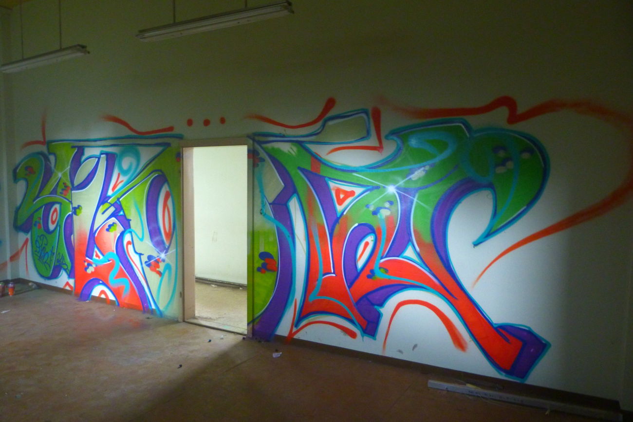 Graffiti Wall - Photo by EDOZ - GLOW, ARK, Dresden