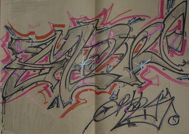 Graffiti Sketch - Photo by EDOZ - GLOW