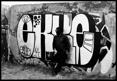 Graffiti Wall - Photo by EIGHTBITBANDITS - EKKE, RUFF, ?eba