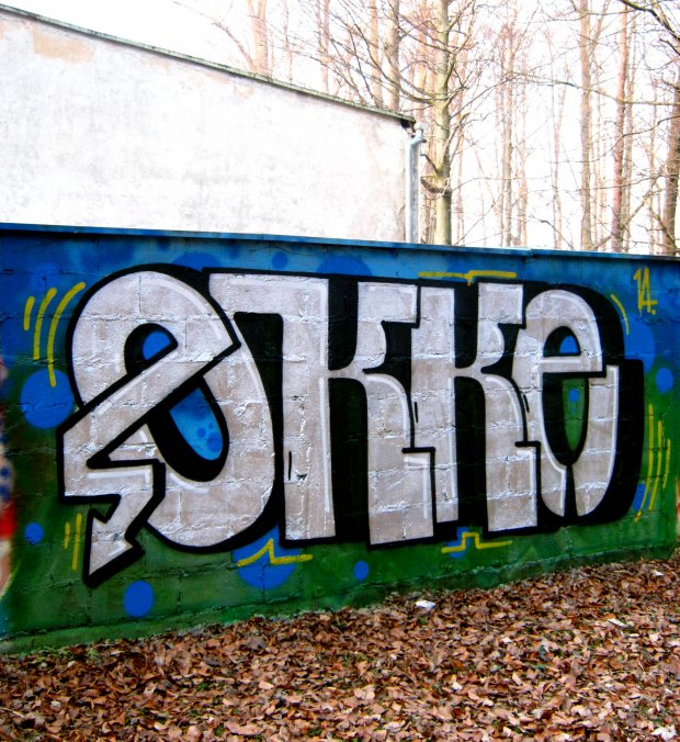 Graffiti Wall - Photo by EIGHTBITBANDITS - EKKE, RUFF, CREW (2014)