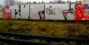 Graffiti Bombing - Photo by EIGHTBITBANDITS - RUFF, CREW (2006)