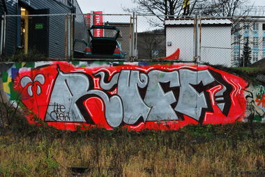 Graffiti Wall - Photo by EIGHTBITBANDITS - RUFF, CREW, Gdynia