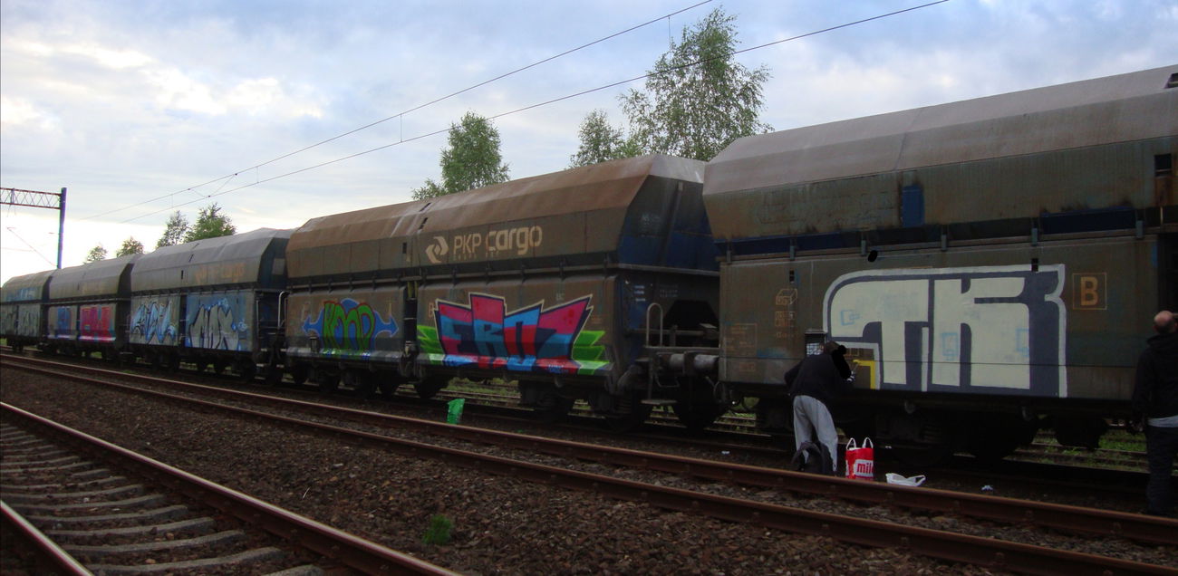Graffiti Train - Photo by ELECTROZ - talbot, fr8 (2016)