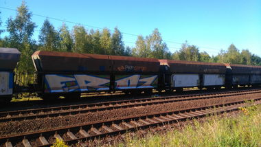 Graffiti Train - Photo by ELECTROZ (2016)
