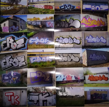 Graffiti Wall - Photo by ELECTROZ - bombing (2019)