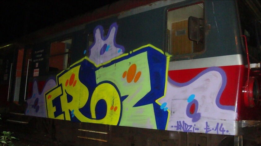 Graffiti Train - Photo by ELECTROZ - Eroz (2014)
