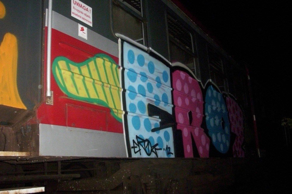 Graffiti Train - Photo by ELECTROZ (2012)