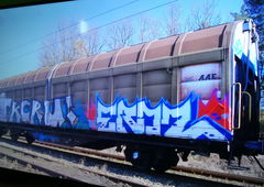 Graffiti Train - Photo by ELECTROZ - fr8, freight (2019)