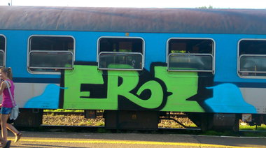 Graffiti Photo by ELECTROZ - ceske, drahy, train (2015)