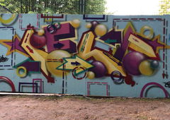 Graffiti Wall - Photo by ELPESTONE - Wall (2019)