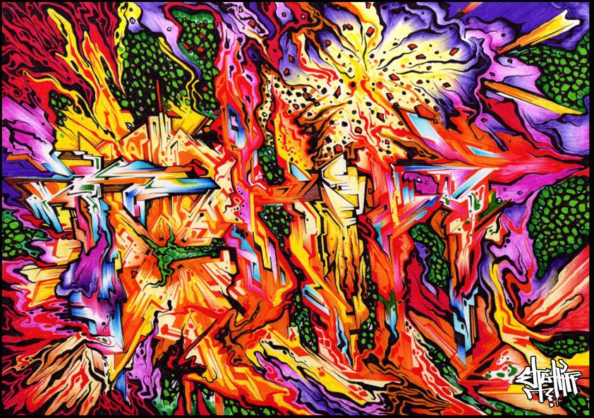 Graffiti Sketch - Photo by ELTCHIFF