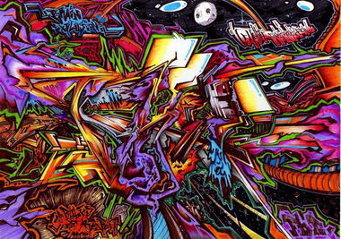 Graffiti Sketch - Photo by ELTCHIFF