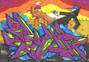 Graffiti Sketch - Photo by ELTCHIFF