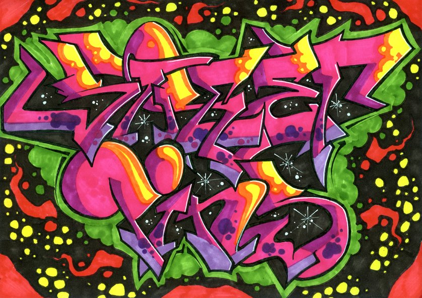 Graffiti Sketch - Photo by ELTCHIFF