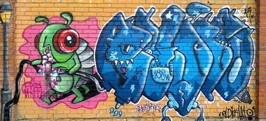 Graffiti Wall - Photo by ELandLoLa - lola, q, and (2013)