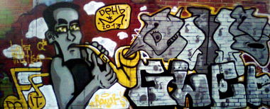 Graffiti Wall - Photo by ELandLoLa - lola, q, and (2013)