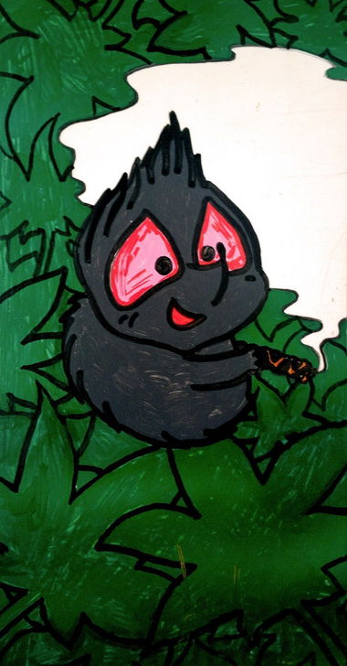 Graffiti Sketch in Сосновый Бор - Photo by ELandLoLa - hedgehog, lola, q (2014)