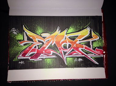 Graffiti Sketch - Photo by EMOK - EMOK, MQS (2014)