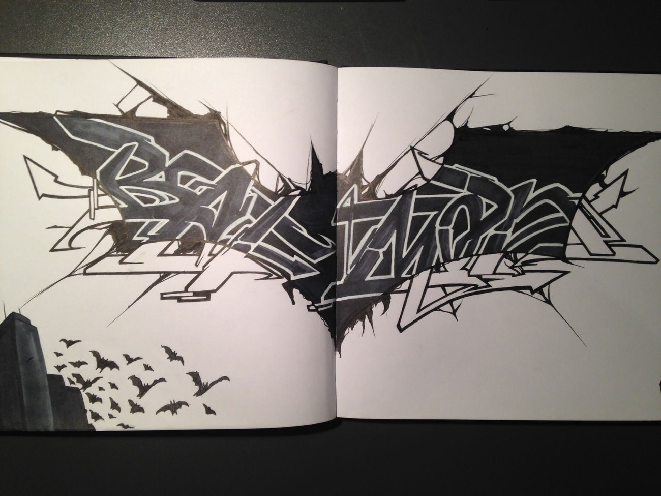 Graffiti Sketch - Photo by EMOK