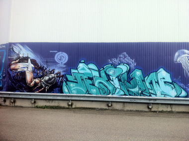 Graffiti Wall - Photo by ENOD8