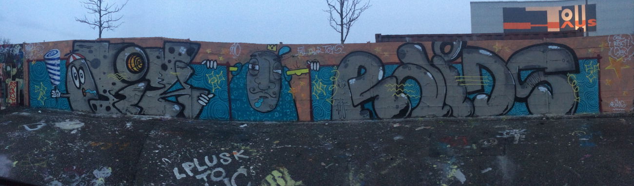 Graffiti Wall - Photo by ENOD8 - Otik, raids (2016)