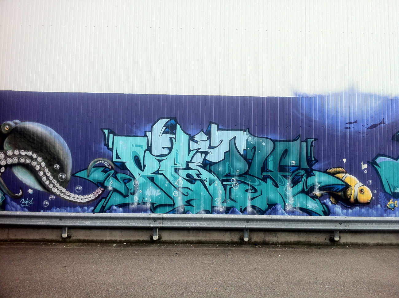 Graffiti Wall - Photo by ENOD8