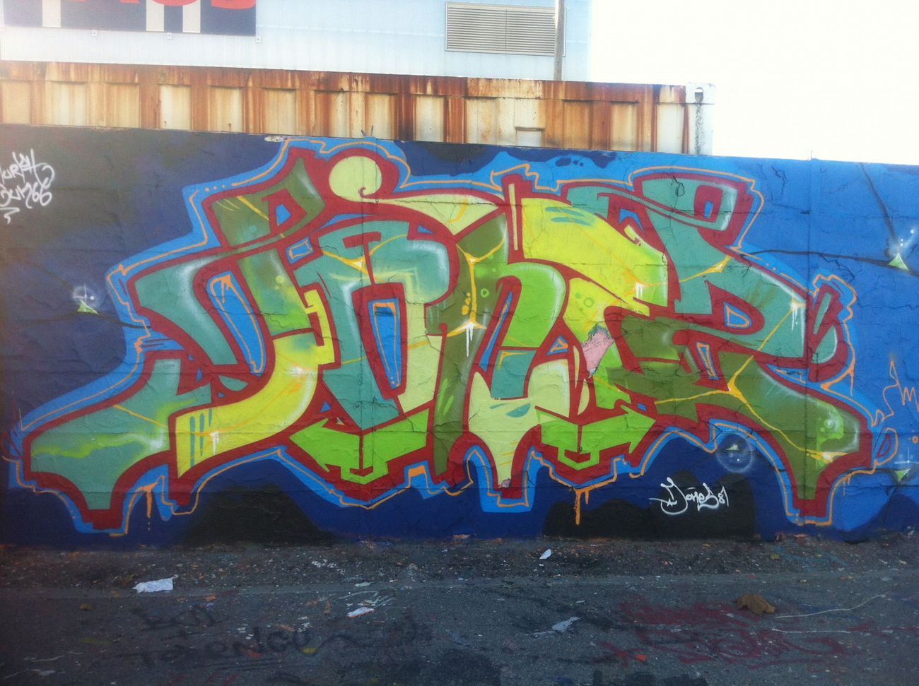 Graffiti Wall - Photo by ENOD8