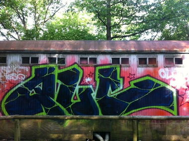 Graffiti Bombing - Photo by ENOD8 - QLC (2013)