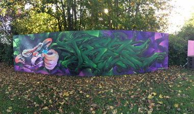 Graffiti Wall - Photo by ENOD8 - Baske