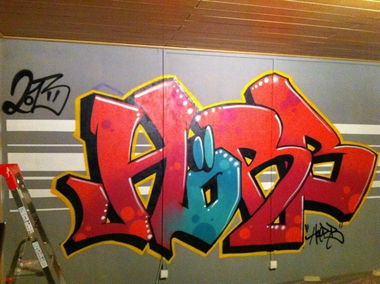 Graffiti Wall - Photo by ENOD8 - hoerb (2013)